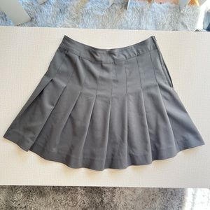Gray Pleated Tennis Skirt